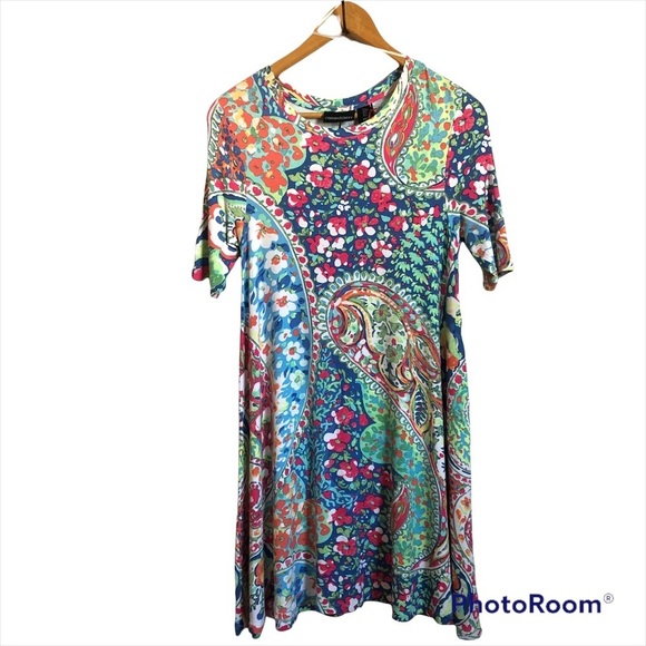 CYNTHIA Rowley Dress Floral Small - Picture 1 of 8